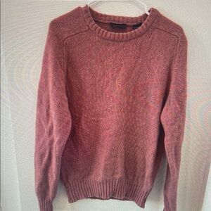 Women's Cozy Knit Sweater - Rust